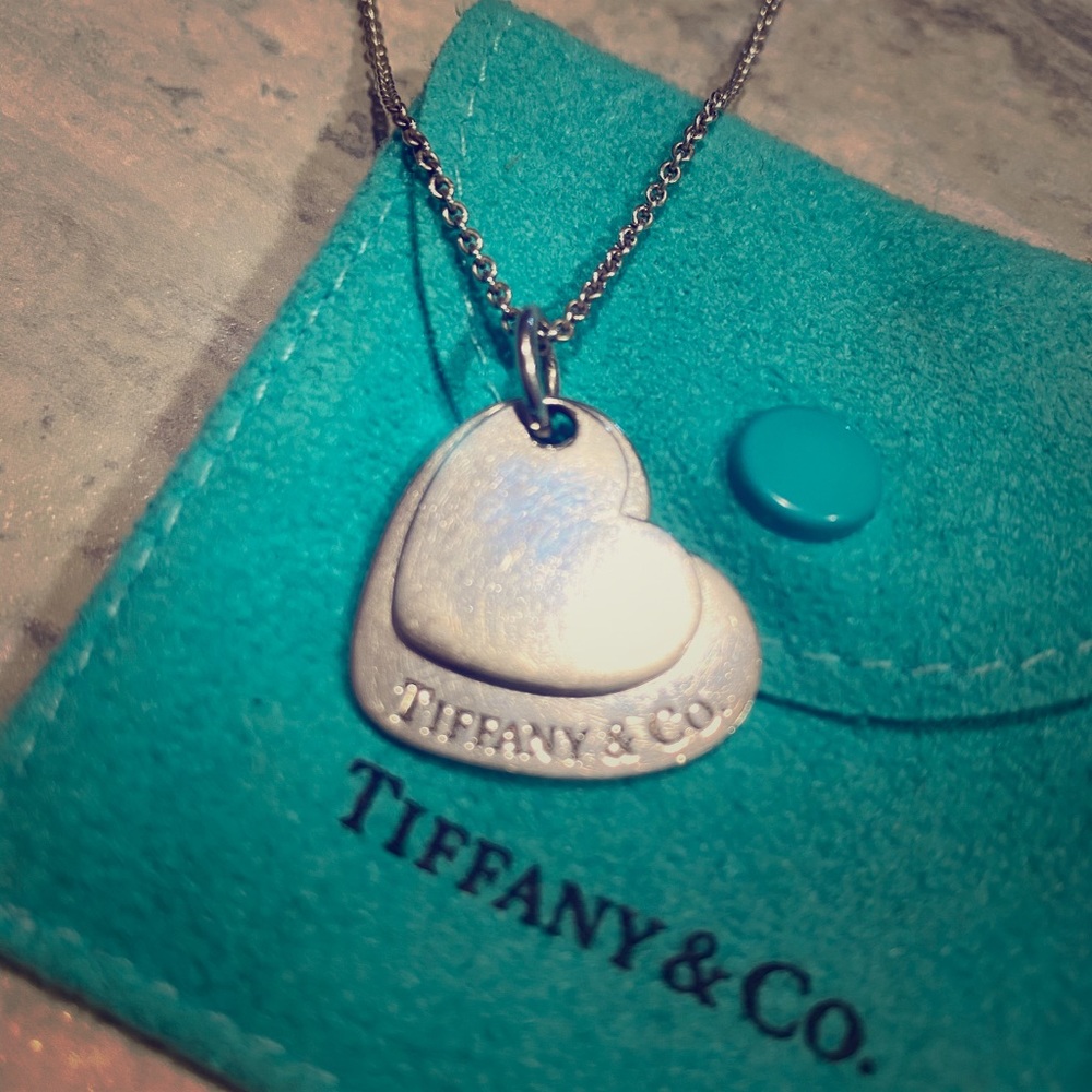 Tiffany & Co. double heart necklace
